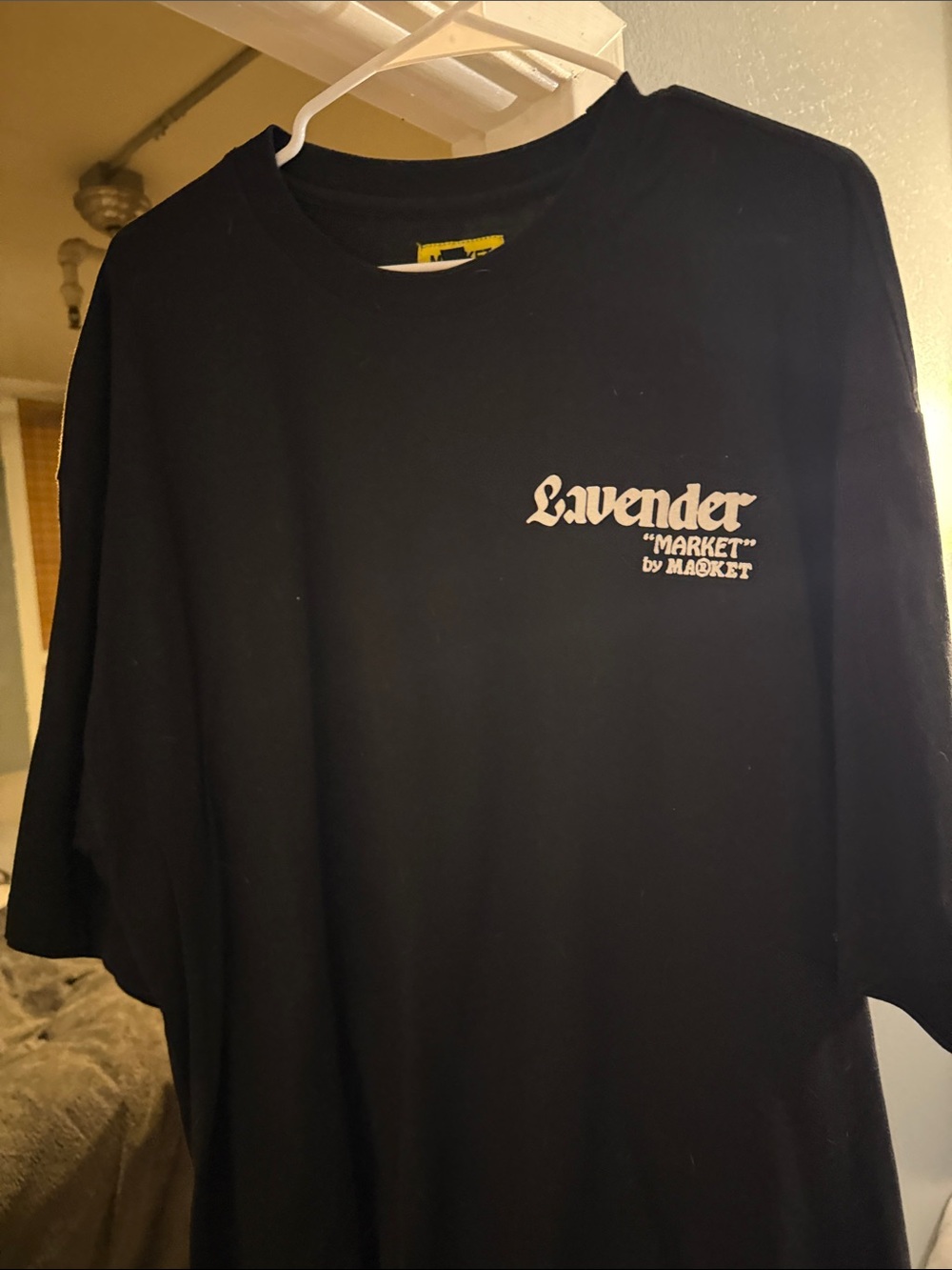 Lavender Market Black Short-Sleeve Tee by Lavender Market